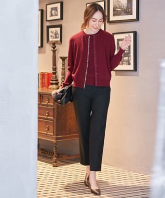 ＜自由区 (Women)＞【吸湿発熱・Ｓサイズ有】ソフトウォーム　テーパードパンツ（ＰＲＷＭＩＷ０５１１）