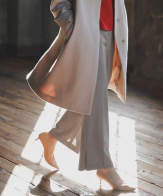 ＜自由区 (Women)＞【洗える】Ｔ／Ｒ／Ｗストレッチストレート　パンツ（ＰＲＷＭＳＷ０４０５）