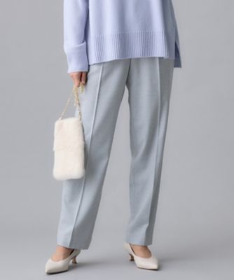 ＜自由区 (Women)＞ウールサキソニーテーパード　パンツ（ＰＲＷＭＳＷ０５１６）