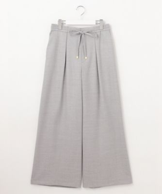 ＜自由区 (Women)＞ウールサキソニーワイド　パンツ（ＰＲＷＭＳＷ０５１７）