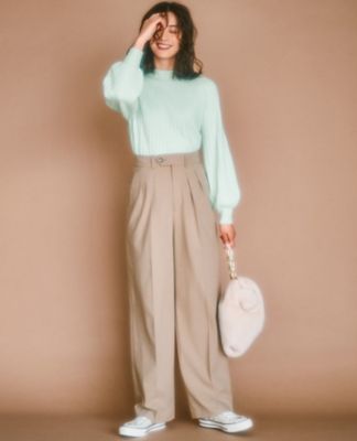 【ＣＬＡＳＳＹ．１１月号掲載／洗える】ドライ２ＷＡＹストレッチ　ワイドパンツ（ＰＲＷＯＣＡ０２１４）