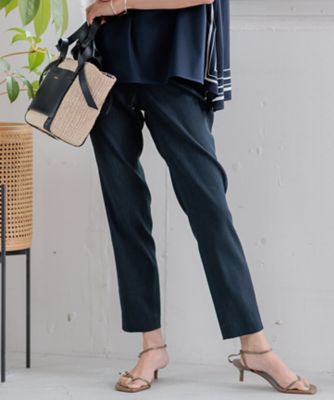 未使用 タグ付 TOVHO リネン調 テーパードパンツ size02（M） 未使用 タグ付 TOVHO リネン調 テーパードパンツ size02（M
