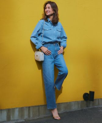 CLASSY.6月号掲載/洗える】23区DENIM コクーンシルエット パンツ