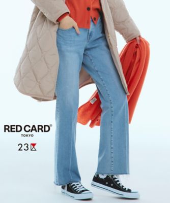 【ＲＥＤ　ＣＡＲＤ　ＴＯＫＹＯ×２３区／Ｏｇｇｉ４月号掲載】デニム　フレアパンツ（ＰＲＷＯＣＳ０２２２）