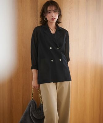 Oggi掲載／WEB＆一部店舗限定カラーあり】ストレッチギャバ