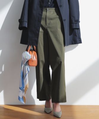 ＜23区 (Women)＞【Ｏｇｇｉ掲載／ＷＥＢ＆一部店舗限定カラーあり】ストレッチギャバ　チノ　パンツ（ＰＲＷＯＧＡ０２１４）