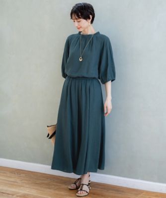 洗える】LIBECOリネン ガウチョ パンツ（PRWOGM0610