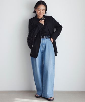 【Ｏｇｇｉ６月号掲載／接触冷感】２３区ＤＥＮＩＭ　サマー　タック　ワイド　パンツ（ＰＲＷＯＧＭ６５１８）