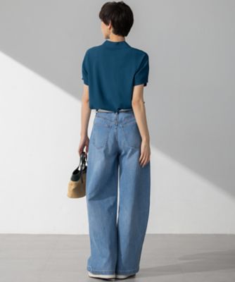 【Ｏｇｇｉ６月号掲載／接触冷感】２３区ＤＥＮＩＭ　サマー　タック　ワイド　パンツ（ＰＲＷＯＧＭ６５１８）