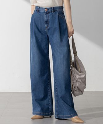 【Ｏｇｇｉ６月号掲載／接触冷感】２３区ＤＥＮＩＭ　サマー　タック　ワイド　パンツ（ＰＲＷＯＧＭ６５１８）