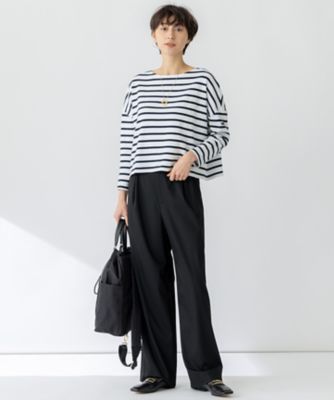 【Ｏｇｇｉ３月号掲載／セットアップ対応】ライトクロス　ワイドパンツ（ＰＲＷＯＧＳ０２１１）