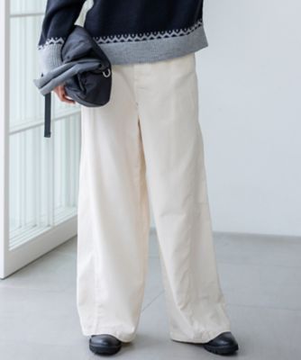 見上愛さん着用／洗える】コットン コーデュロイ ワイド パンツ