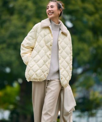 洗える】ハイカウントフラノ ドロスト ワイド パンツ