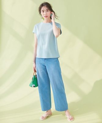 ２３区ＤＥＮＩＭ　ライトオンス　デニム　ワイド　パンツ（ＰＲＷＯＩＺ０７２２）