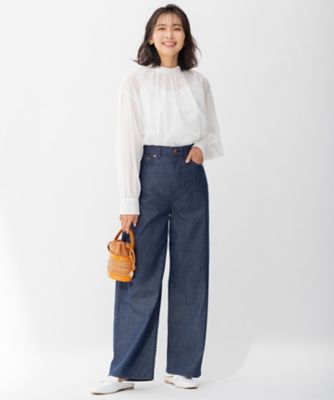２３区ＤＥＮＩＭ　ライトオンス　デニム　ワイド　パンツ（ＰＲＷＯＩＺ０７２２）