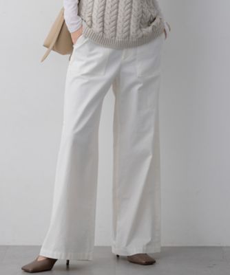 ＜23区 (Women)＞スラブツイルストレッチ　ベイカーパンツ（ＰＲＷＯＬＭ０３１７）