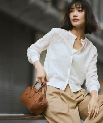 見上愛さん着用／Oggi掲載】ストレッチギャバ チノ ワイド パンツ