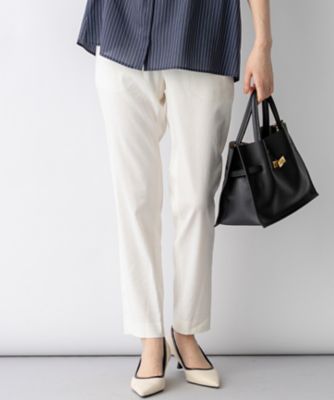 ＜23区 (Women)＞【ＣａｎＣａｍ掲載】リネンレーヨンストレッチ　テーパード　パンツ（ＰＲＷＯＬＭ０４０４）