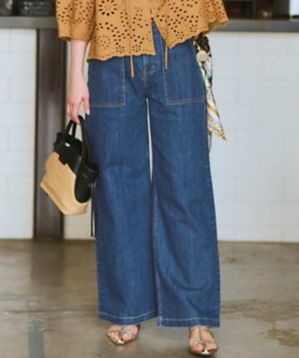見上愛さん着用】23区DENIM サマー ベイカーパンツ