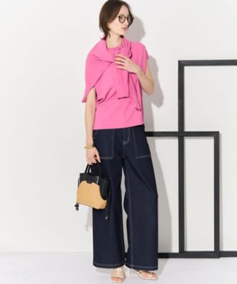 見上愛さん着用】23区DENIM サマー ベイカーパンツ