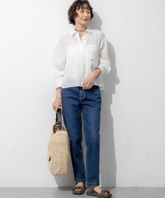 23区DENIM ストレートフィット デニムパンツ