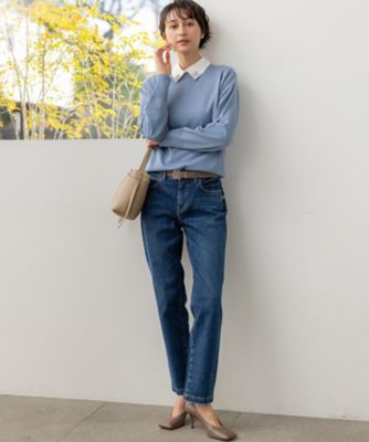 23区DENIM ストレートフィット デニムパンツ
