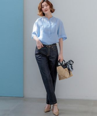 23区DENIM ストレートフィット デニムパンツ