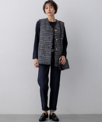 23区DENIM ストレートフィット デニムパンツ