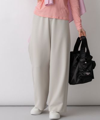 ストレッチダブルクロス ワイドパンツ（PRWOLS0315） | 23区