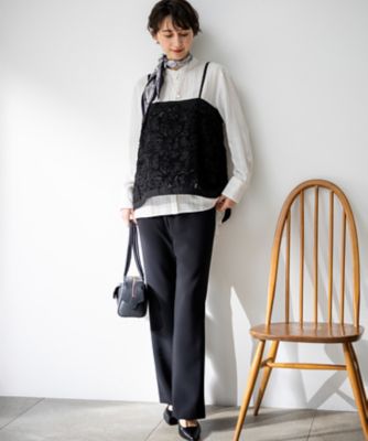 ストレッチダブルクロス フレアパンツ（PRWOLS6319） | 23区