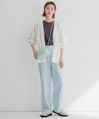【23区】極美品 44 洗える スラブツイルストレッチ ベイカー パンツ 洗える】スラブツイルストレッチ ベイカー パンツ