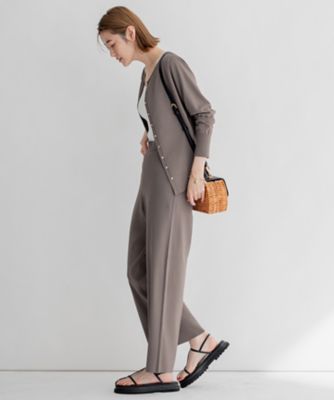 洗える】レーヨンポリエステルストレッチ ニット パンツ
