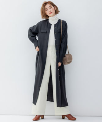 新品未使用23区ベルベットストレッチワイドパンツ36 2023秋冬 洗える】23区DENIM ベルベットストレッチ ワイドパンツ / 23区