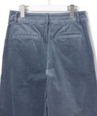 【洗える】２３区ＤＥＮＩＭ　ベルベットストレッチ　ワイドパンツ（ＰＲＷＯＳＷ０４２１）