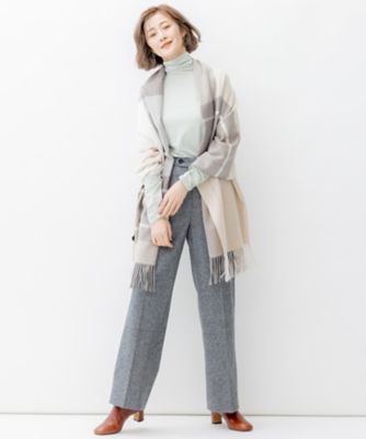 シルクネップツイード　ワイドパンツ（ＰＲＷＯＳＷ０５１１）