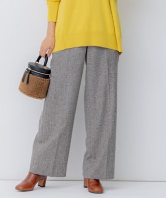 シルクネップツイード ワイドパンツ（PRWOSW0511） | 23区