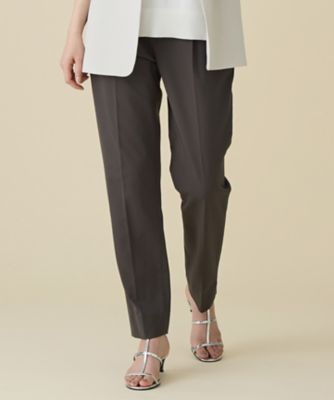 ＜自由区 L (Women/大きいサイズ)＞【新色追加・人気のため再入荷・ウエストゴム】ライトフィールジャージータックテーパード　パンツ（ＰＲＷＲＣＭ０３１１）