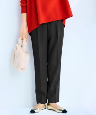 洗える】ツイステッドダブルクロス テーパード パンツ