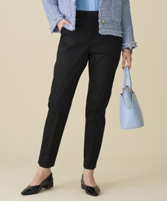 ＜自由区 L (Women/大きいサイズ)＞コットンサテンテーパード　パンツ（ＰＲＷＲＧＭ０３１６）