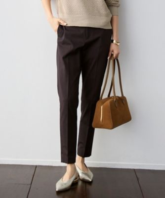 ＜自由区 L (Women/大きいサイズ)＞コットンサテンテーパード　パンツ（ＰＲＷＲＧＭ０３１６）