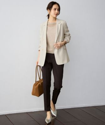 カタログ掲載・自由区名品パンツ・新色追加】コットンサテンテーパード