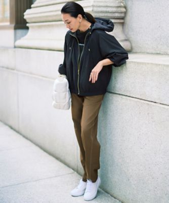 SHIHOさん着用】デニムライクツイルカーブテーパード パンツ