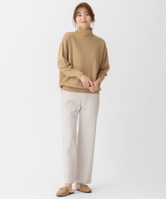 ＜自由区 L (Women/大きいサイズ)＞【裏起毛／撥水加工】ＴＲギャバ　ストレートパンツ（ＰＲＷＲＮＷ０４１２）