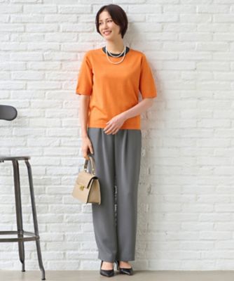 セットアップ対応・洗える】トリアセジョーゼット パンツ