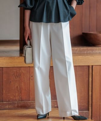 ＜23区 S (Women/小さいサイズ)＞【ＣＬＡＳＳＹ．１１月号掲載／洗える】ドライ２ＷＡＹストレッチ　ワイドパンツ（ＰＲＷＳＣＡ０２１４）
