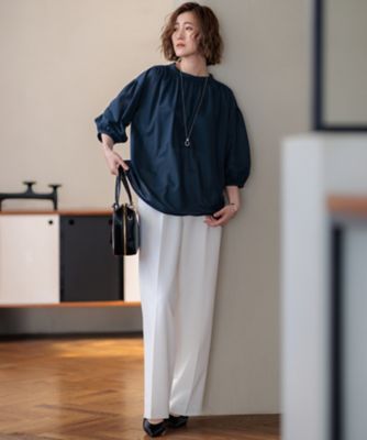 【ＣＬＡＳＳＹ．１１月号掲載／洗える】ドライ２ＷＡＹストレッチ　ワイドパンツ（ＰＲＷＳＣＡ０２１４）