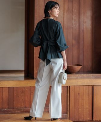 【ＣＬＡＳＳＹ．１１月号掲載／洗える】ドライ２ＷＡＹストレッチ　ワイドパンツ（ＰＲＷＳＣＡ０２１４）