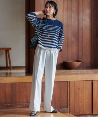 【ＣＬＡＳＳＹ．１１月号掲載／洗える】ドライ２ＷＡＹストレッチ　ワイドパンツ（ＰＲＷＳＣＡ０２１４）