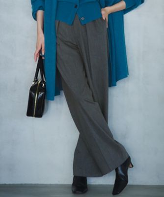 【ＣＬＡＳＳＹ．１１月号掲載／洗える】ドライ２ＷＡＹストレッチ　ワイドパンツ（ＰＲＷＳＣＡ０２１４）