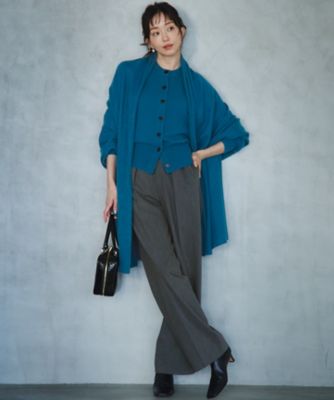 【ＣＬＡＳＳＹ．１１月号掲載／洗える】ドライ２ＷＡＹストレッチ　ワイドパンツ（ＰＲＷＳＣＡ０２１４）